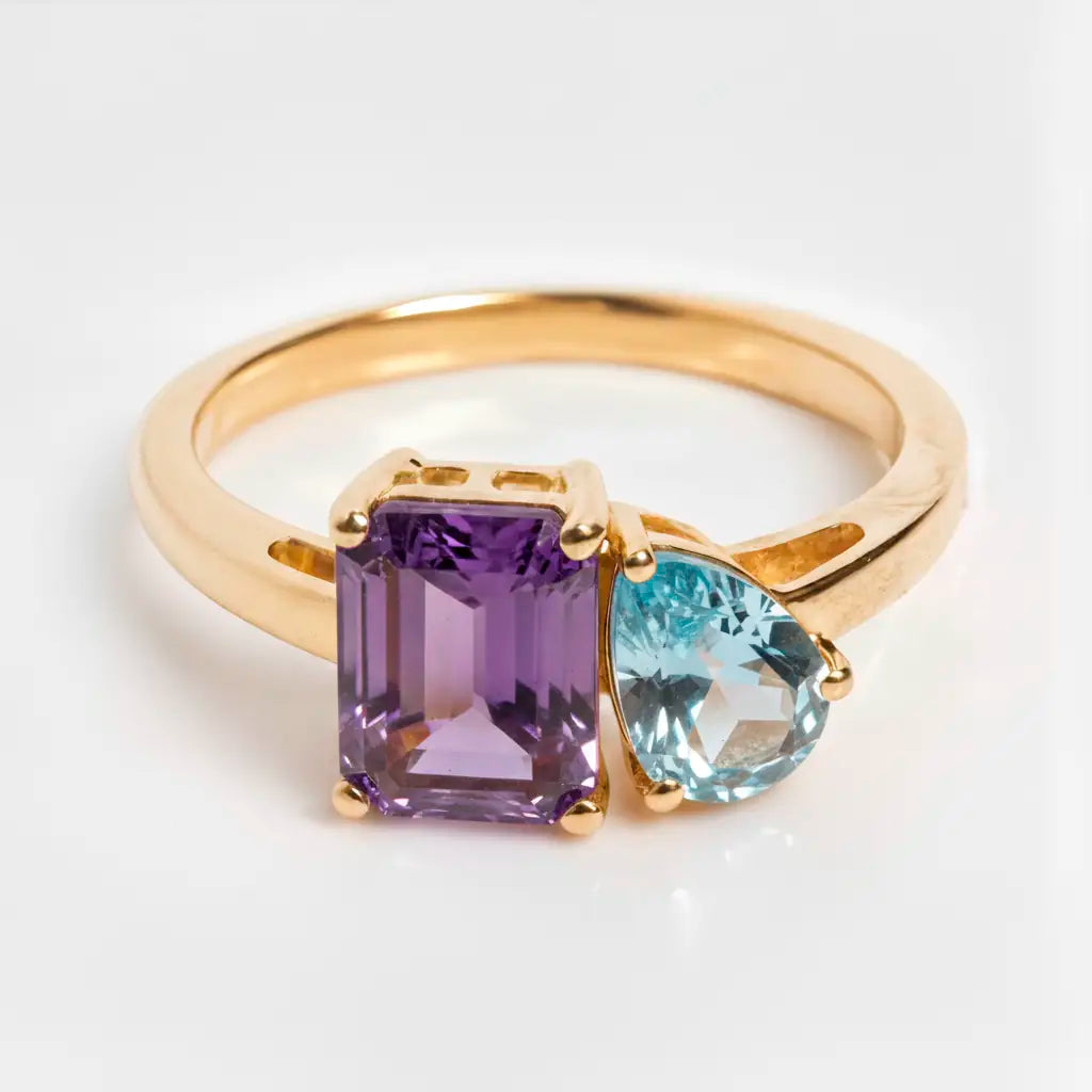 Dual Birthstone Ring