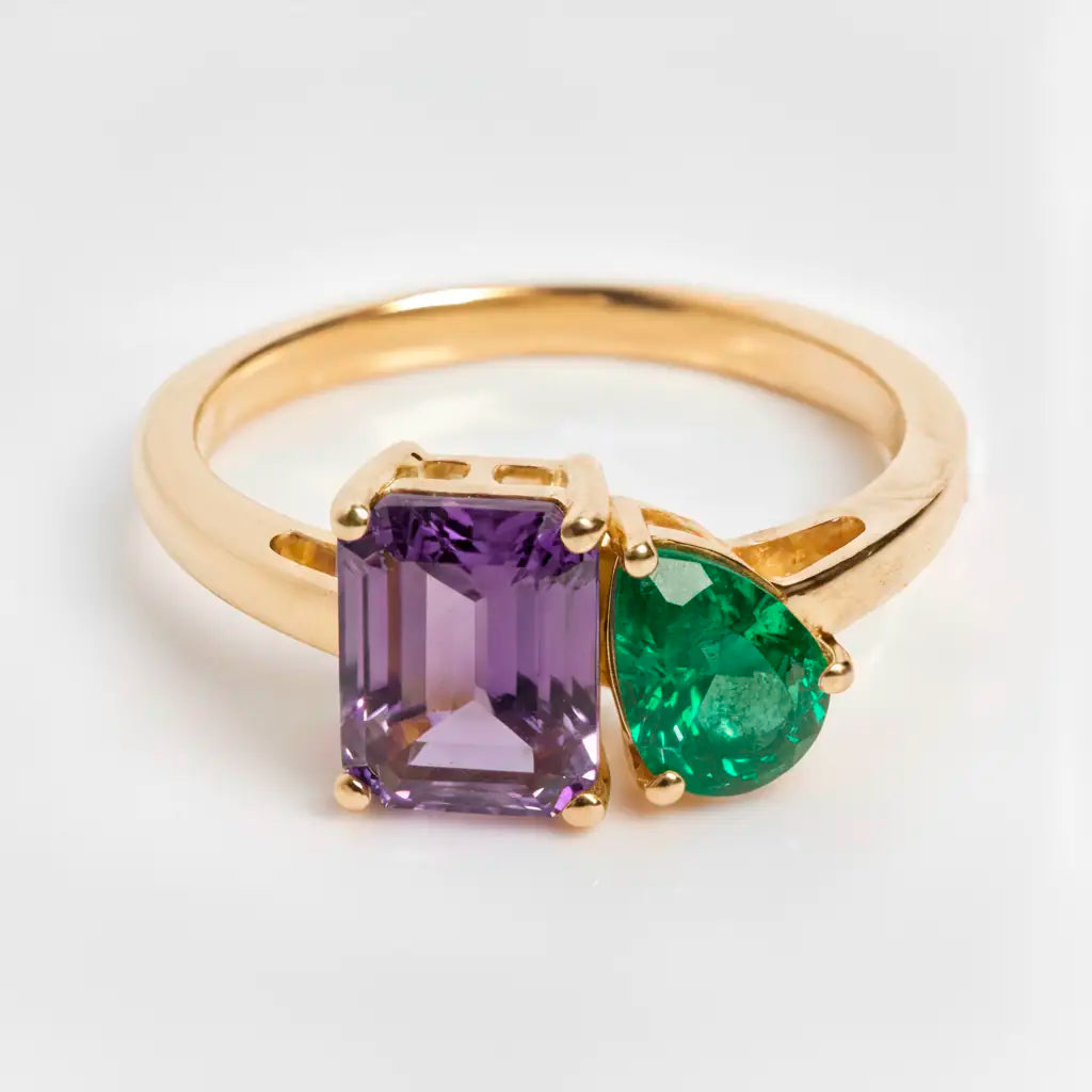 Dual Birthstone Ring