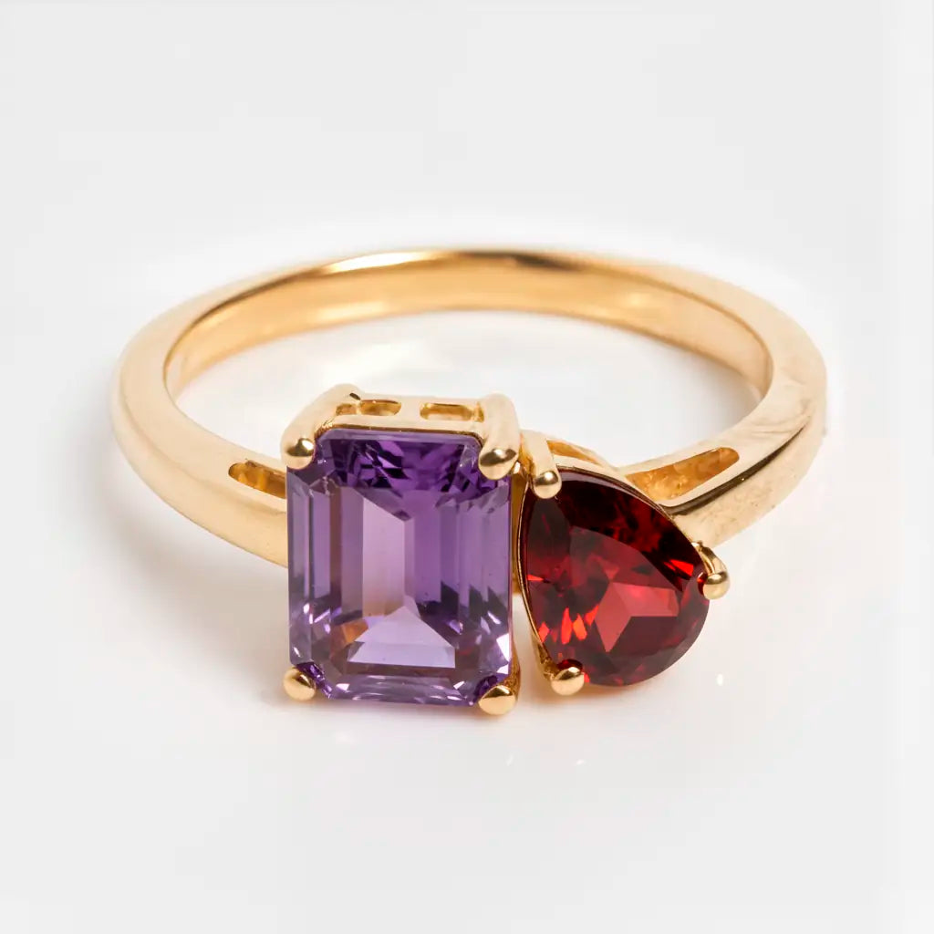 Dual Birthstone Ring