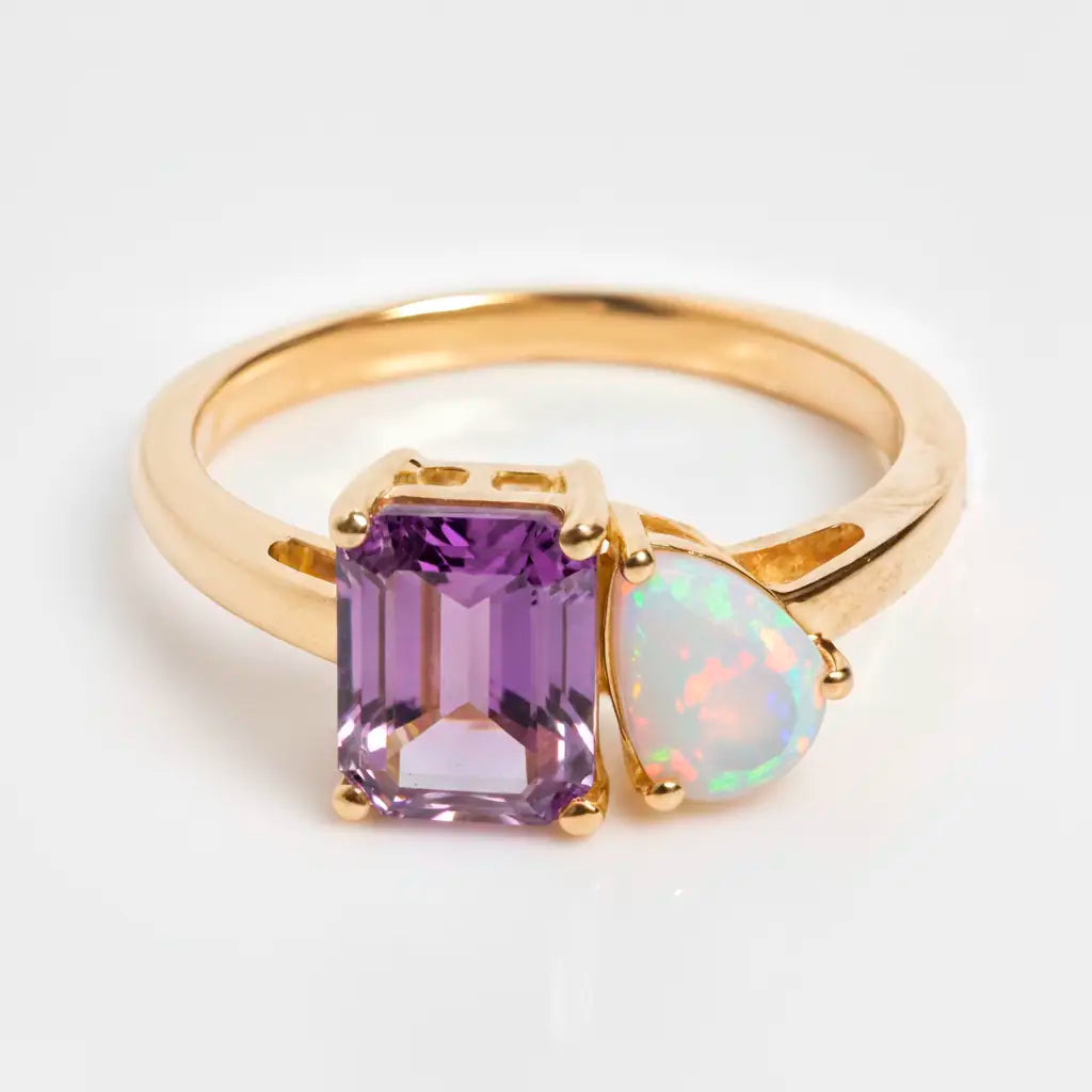Dual Birthstone Ring