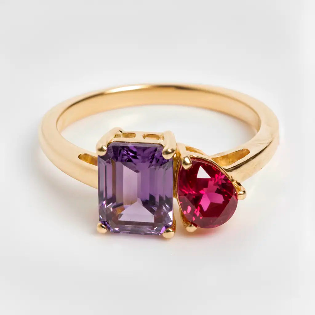 Dual Birthstone Ring