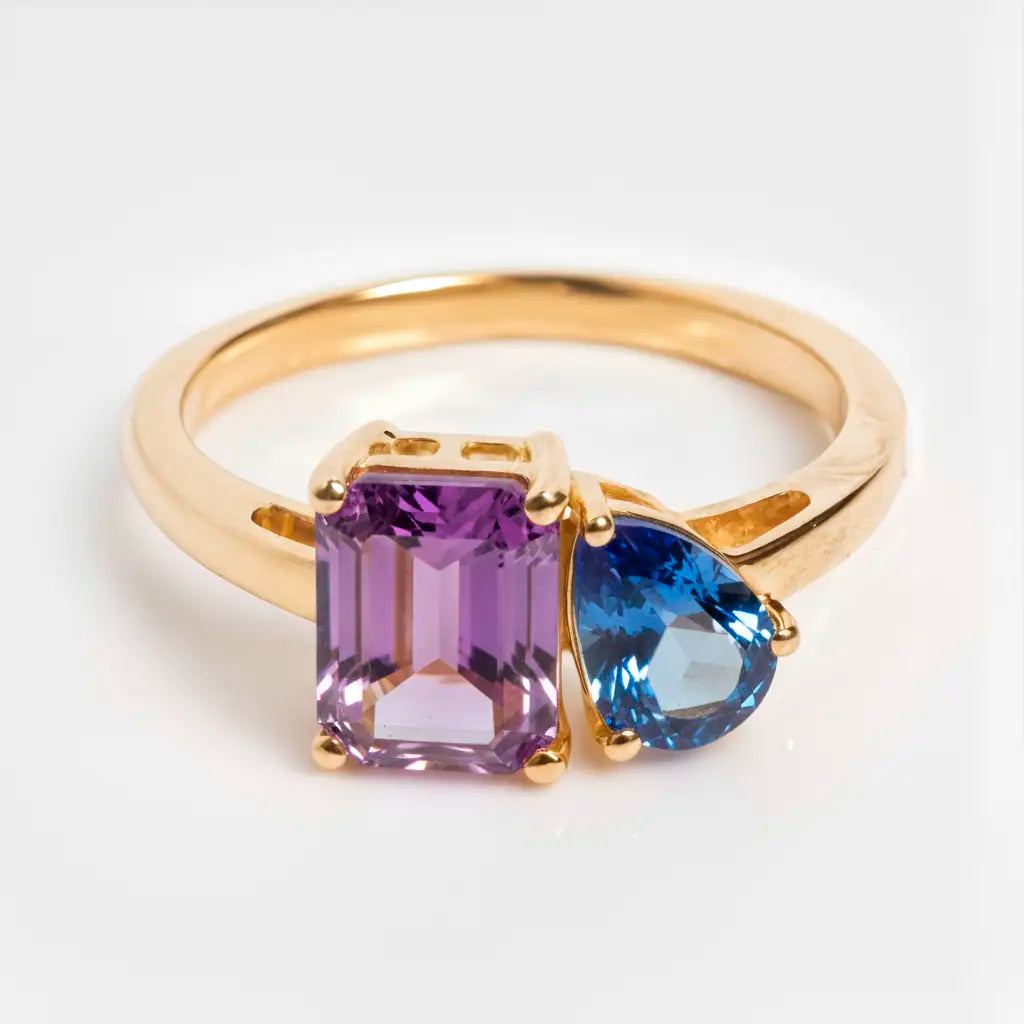 Dual Birthstone Ring