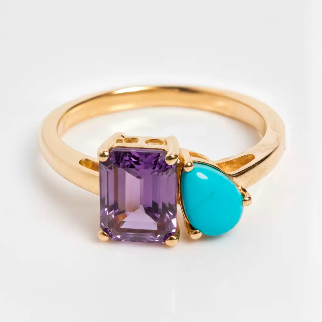Dual Birthstone Ring