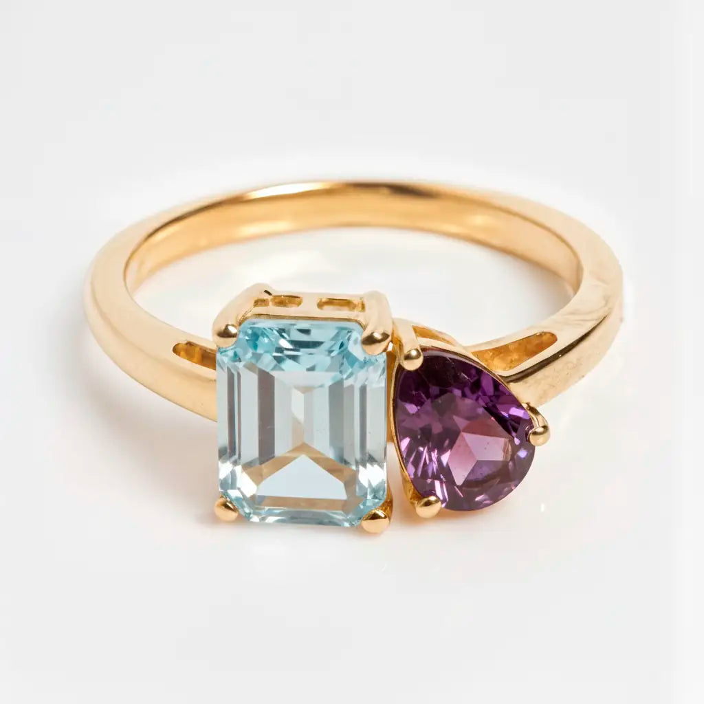 Dual Birthstone Ring