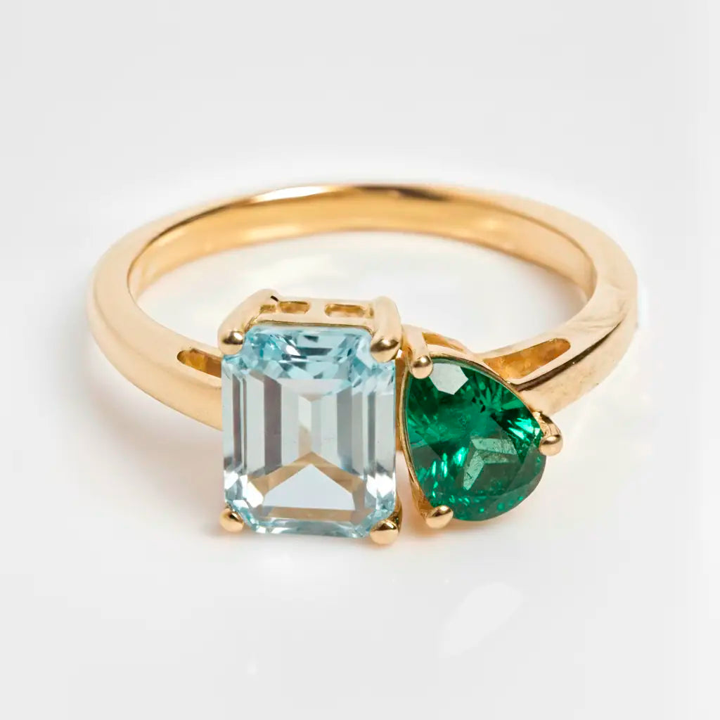 Dual Birthstone Ring