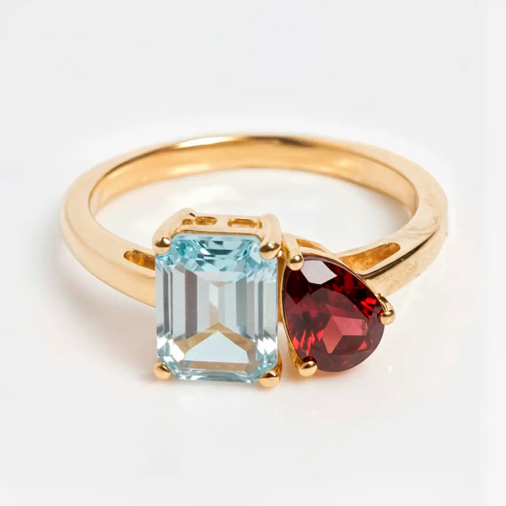 Dual Birthstone Ring