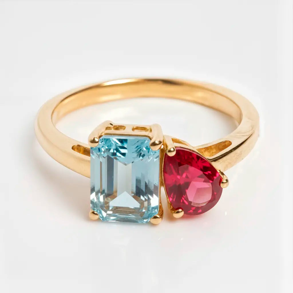 Dual Birthstone Ring
