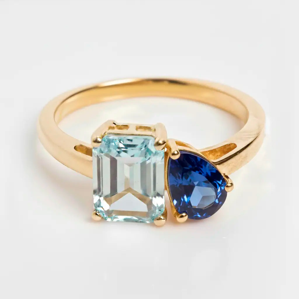 Dual Birthstone Ring