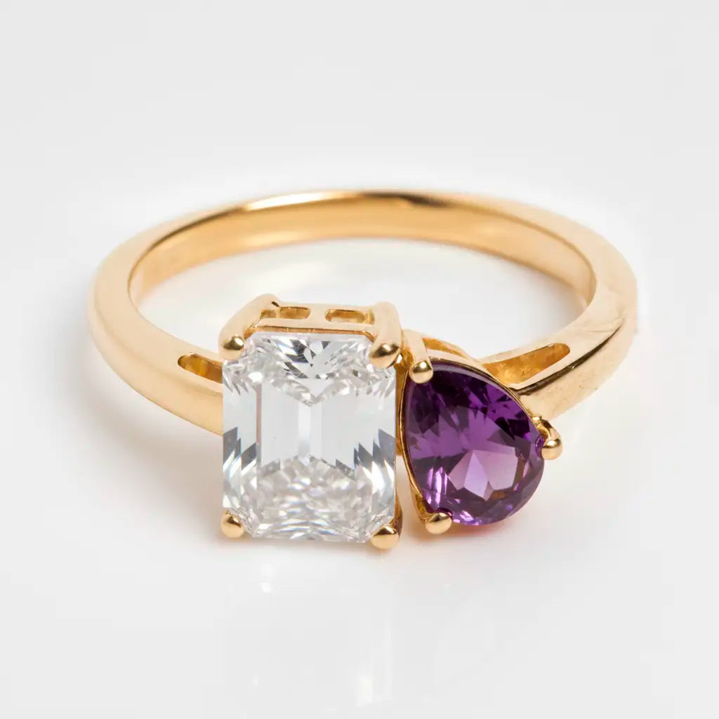 Dual Birthstone Ring