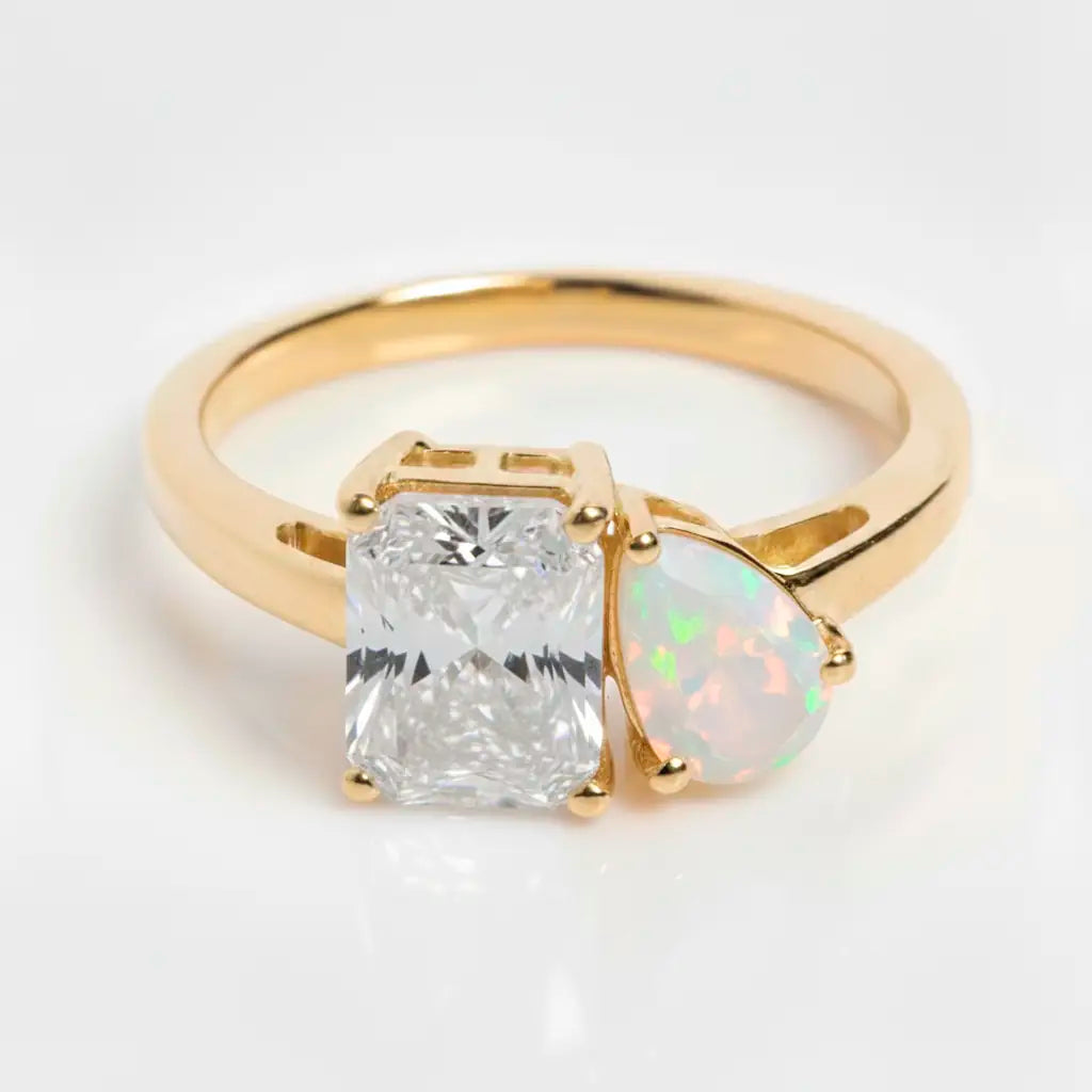 Dual Birthstone Ring