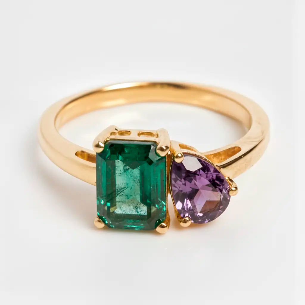 Dual Birthstone Ring