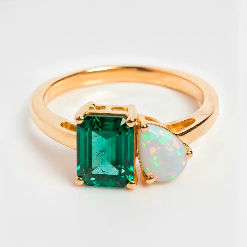 Dual Birthstone Ring