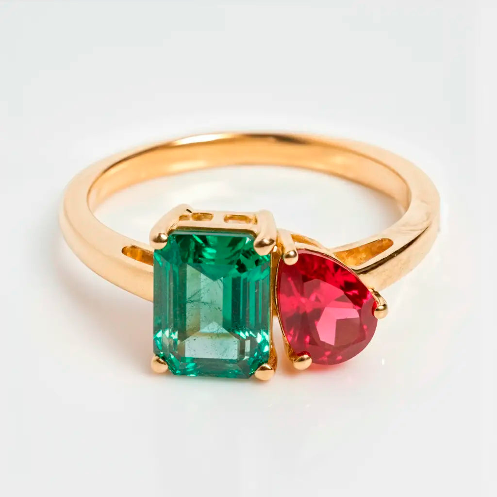 Dual Birthstone Ring