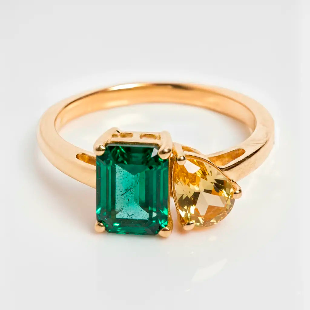 Dual Birthstone Ring