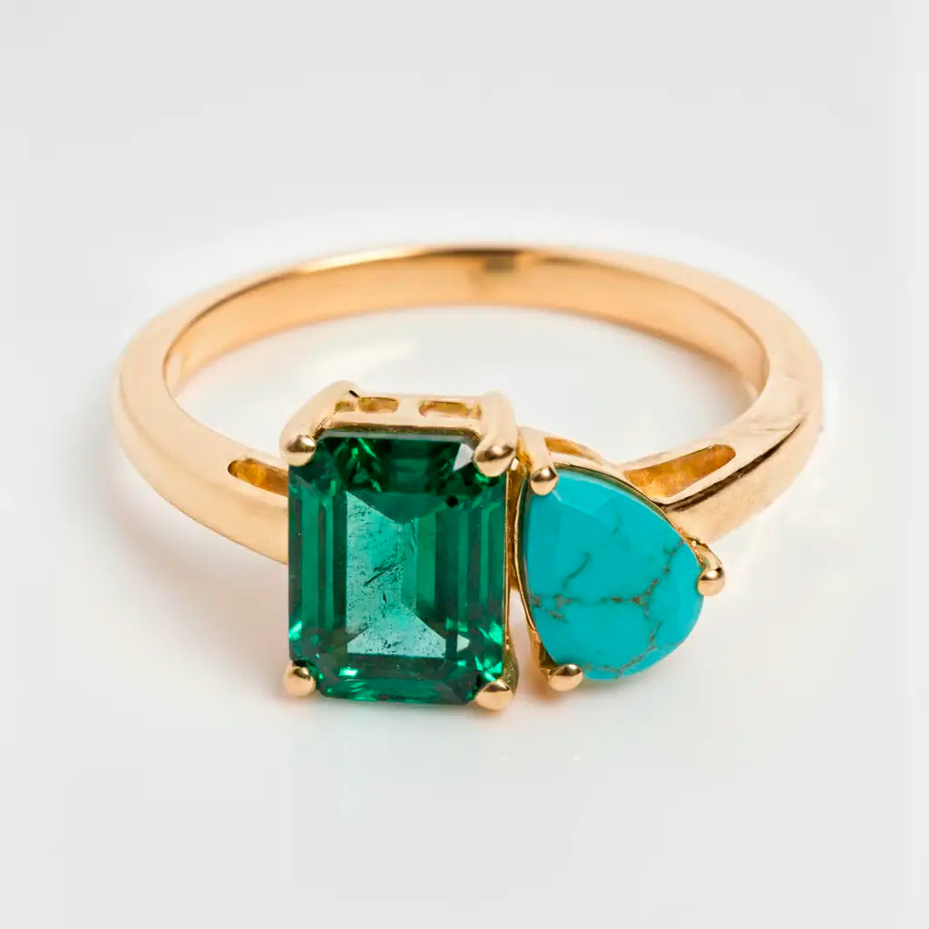 Dual Birthstone Ring