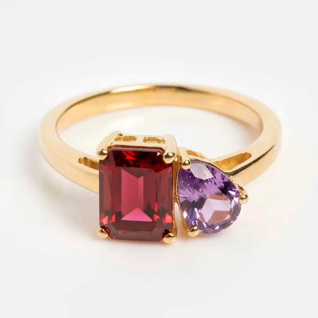 Dual Birthstone Ring