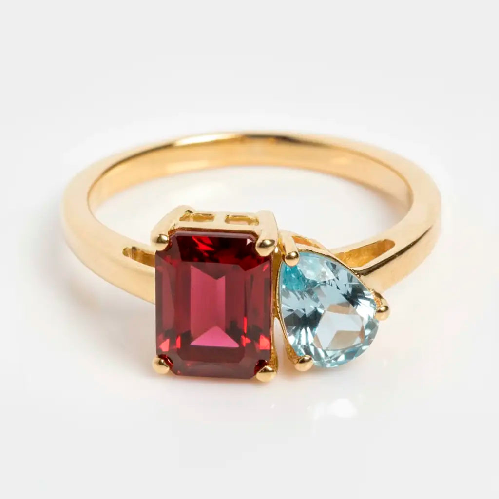 Dual Birthstone Ring