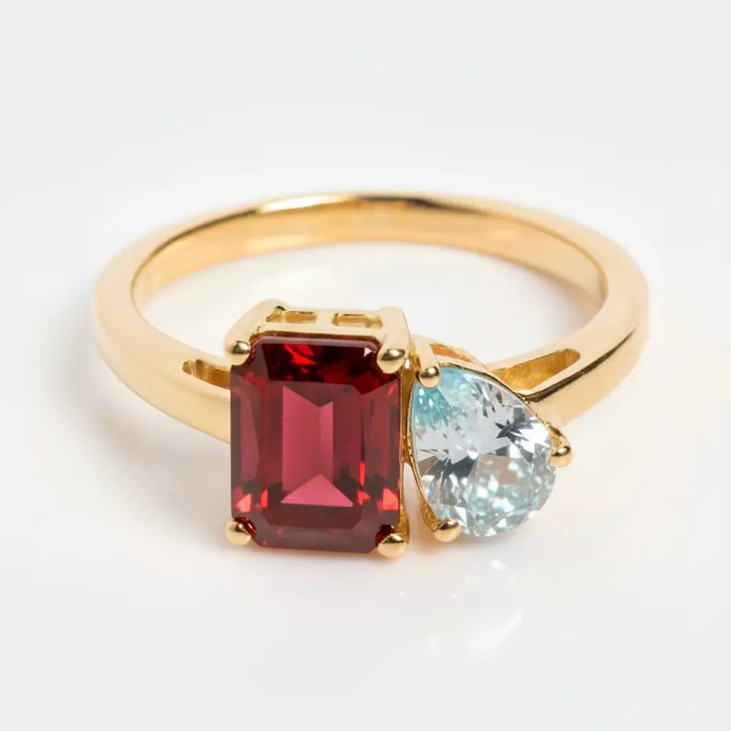 Dual Birthstone Ring