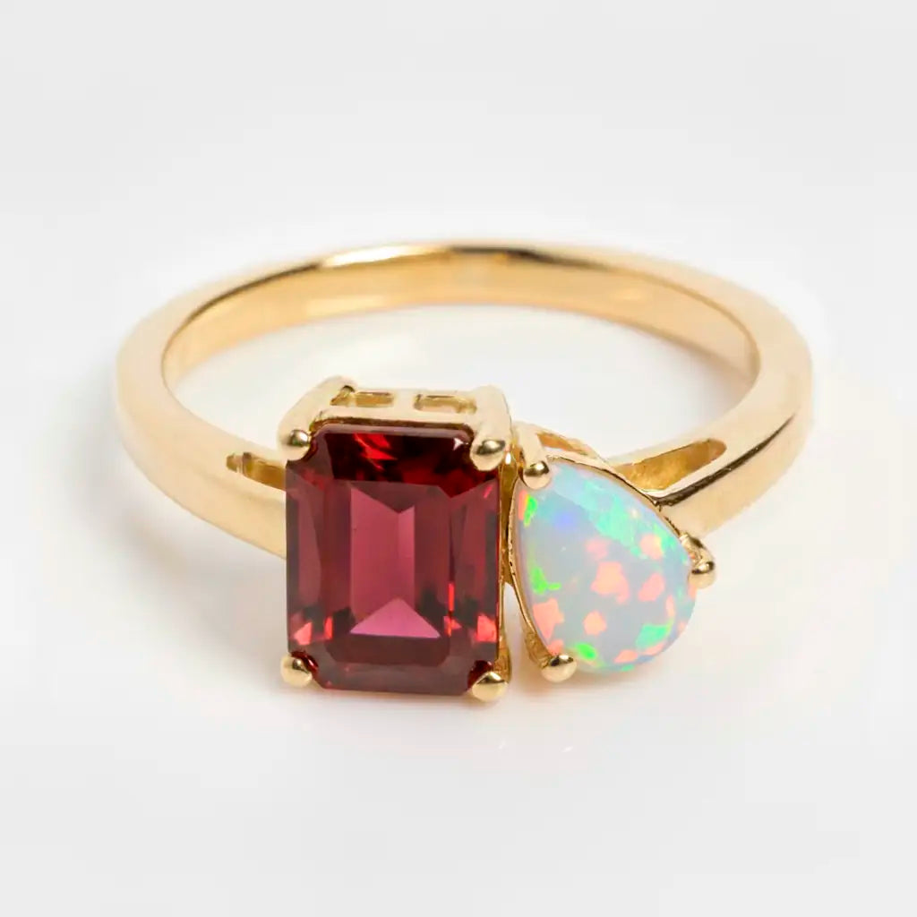 Dual Birthstone Ring
