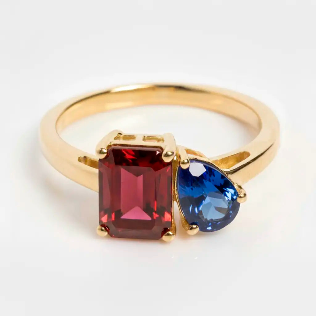 Dual Birthstone Ring