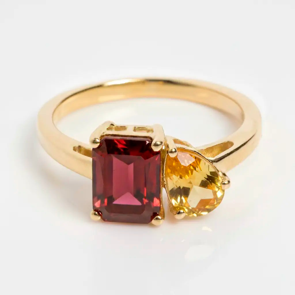 Dual Birthstone Ring