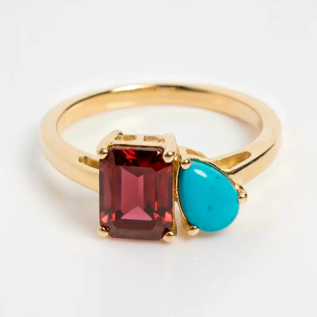 Dual Birthstone Ring