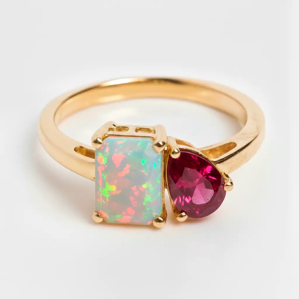 Dual Birthstone Ring