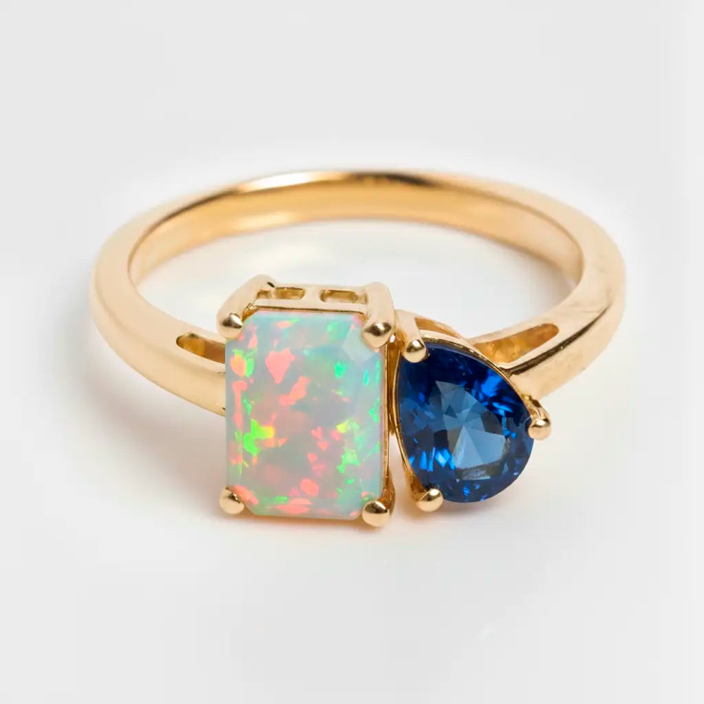 Dual Birthstone Ring
