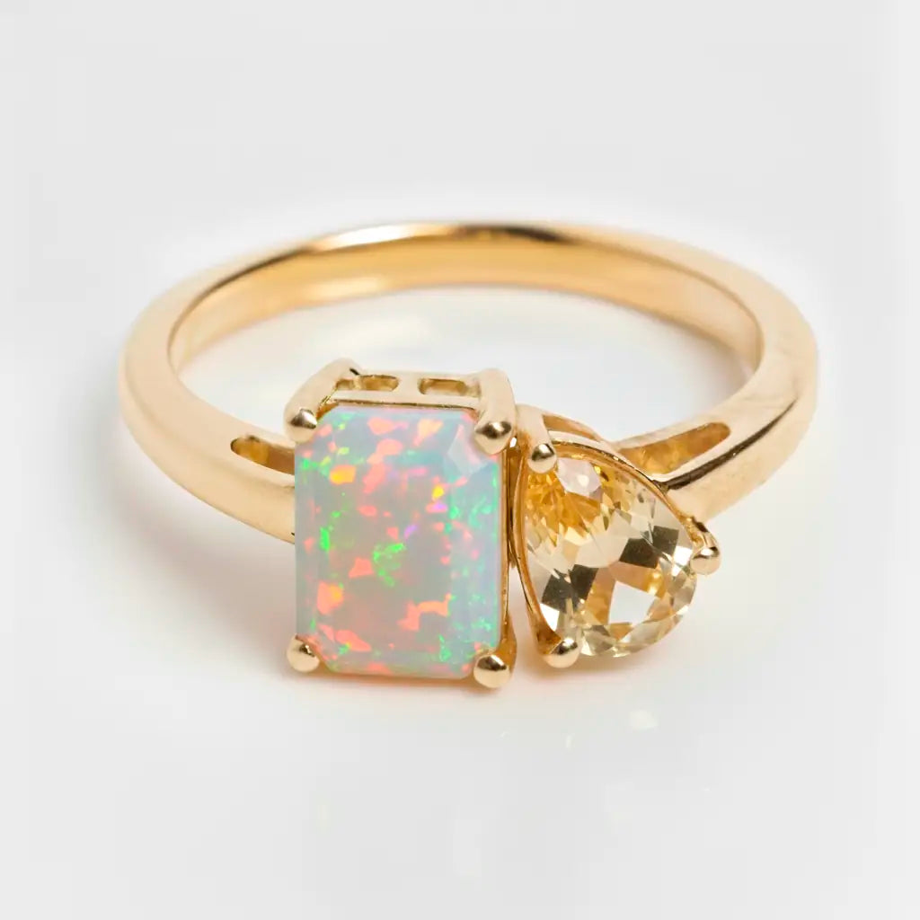 Dual Birthstone Ring