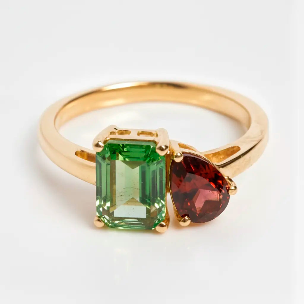 Dual Birthstone Ring