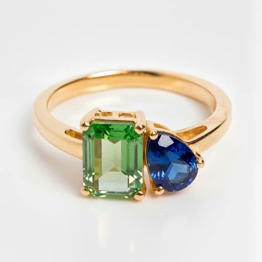 Dual Birthstone Ring