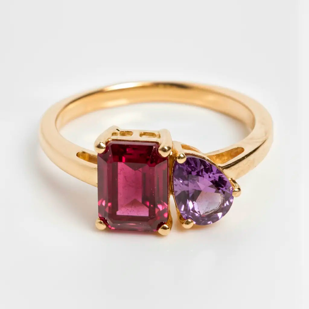 Dual Birthstone Ring