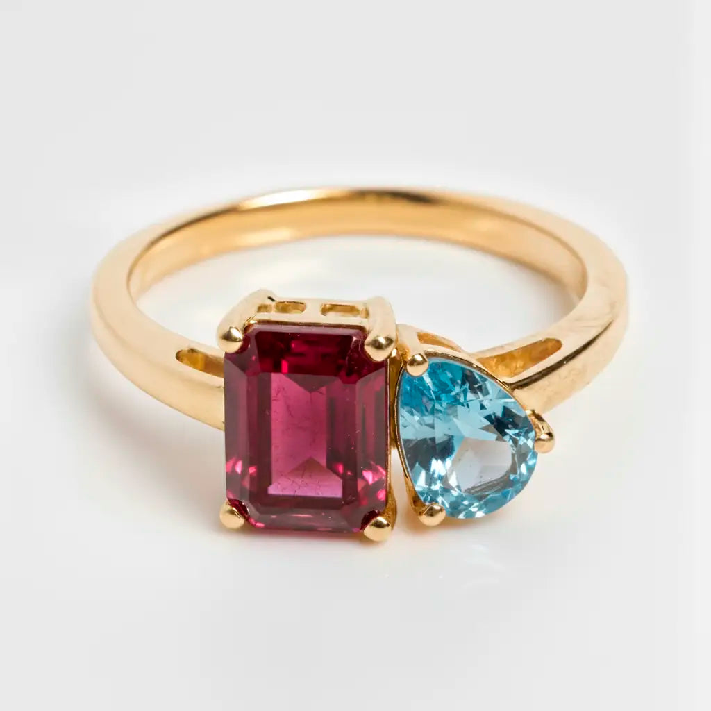 Dual Birthstone Ring