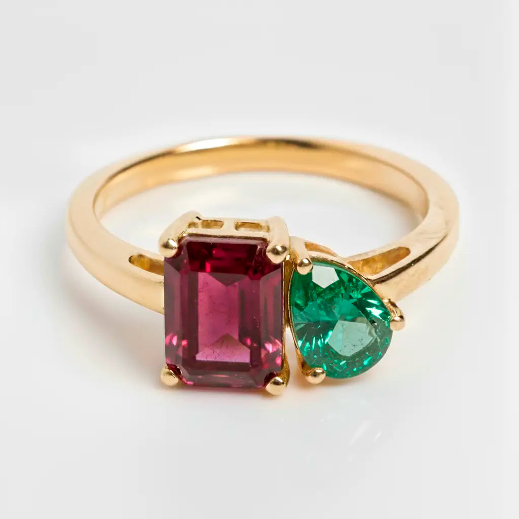 Dual Birthstone Ring