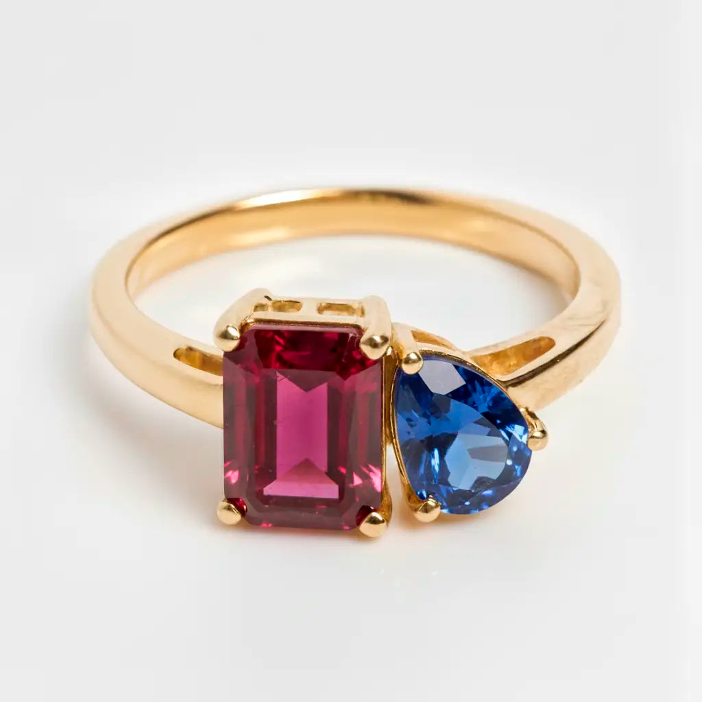 Dual Birthstone Ring
