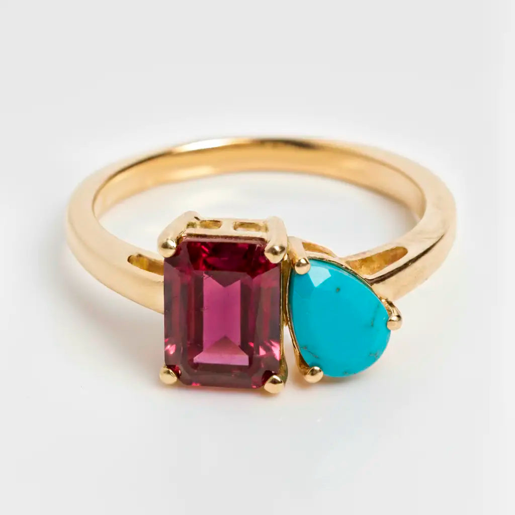 Dual Birthstone Ring