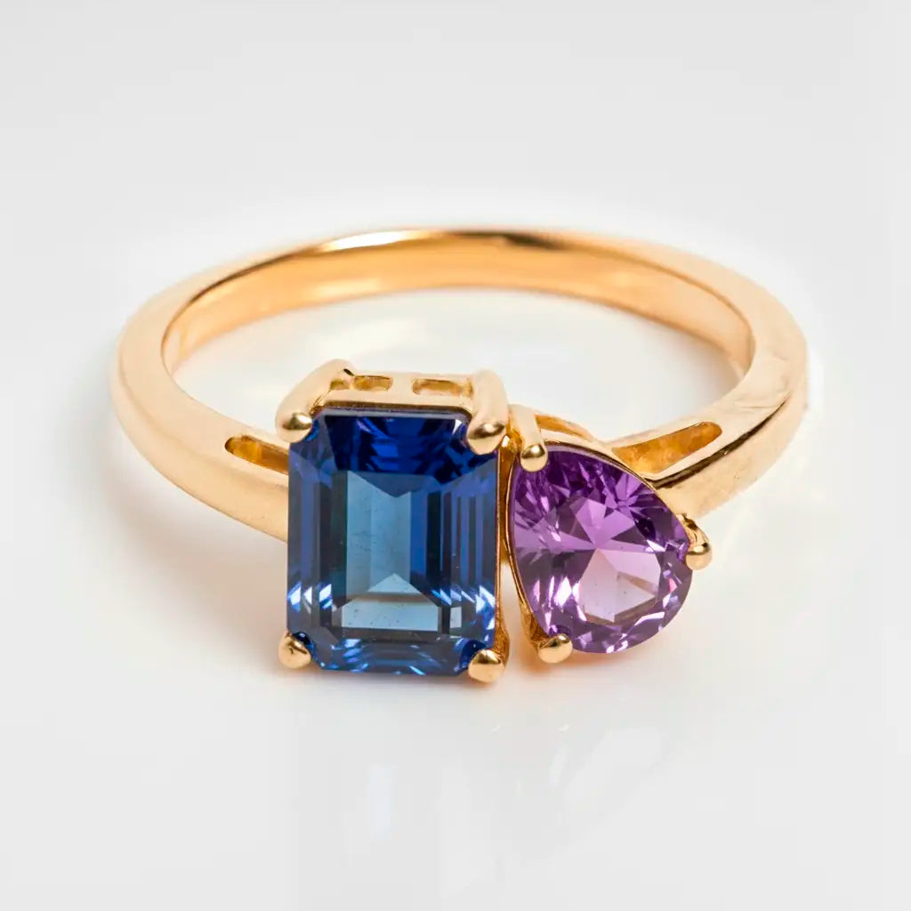 Dual Birthstone Ring