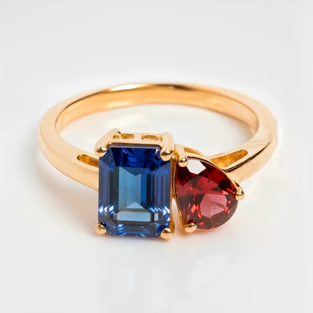 Dual Birthstone Ring