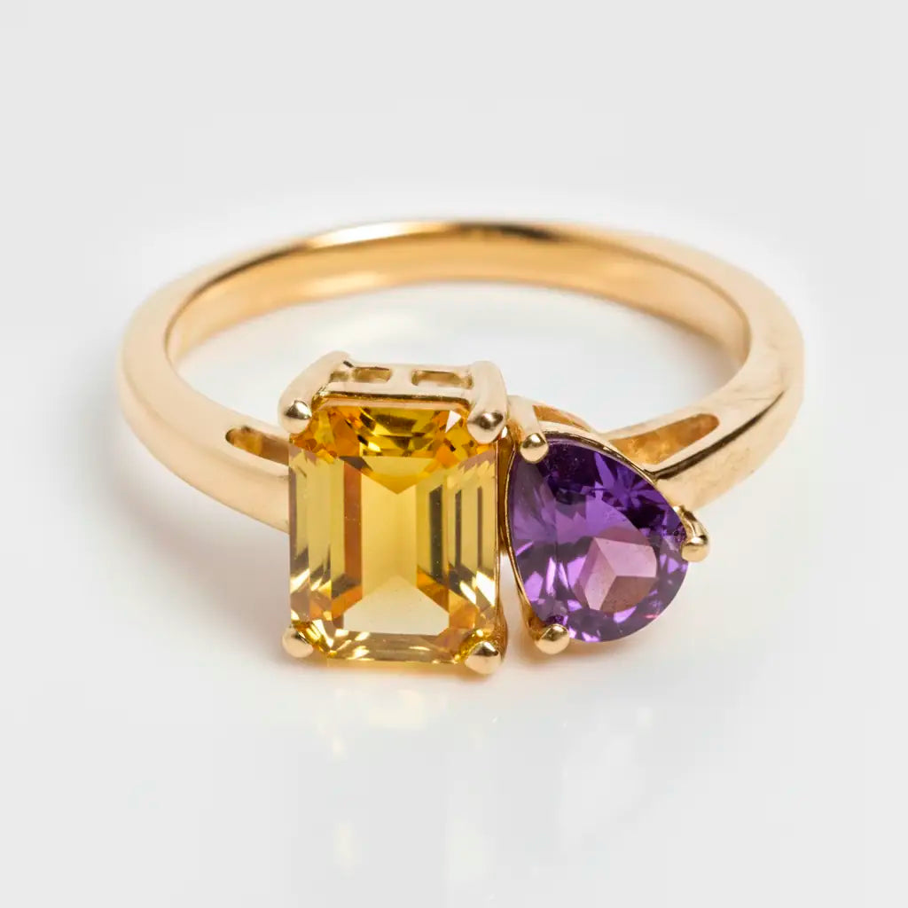 Dual Birthstone Ring