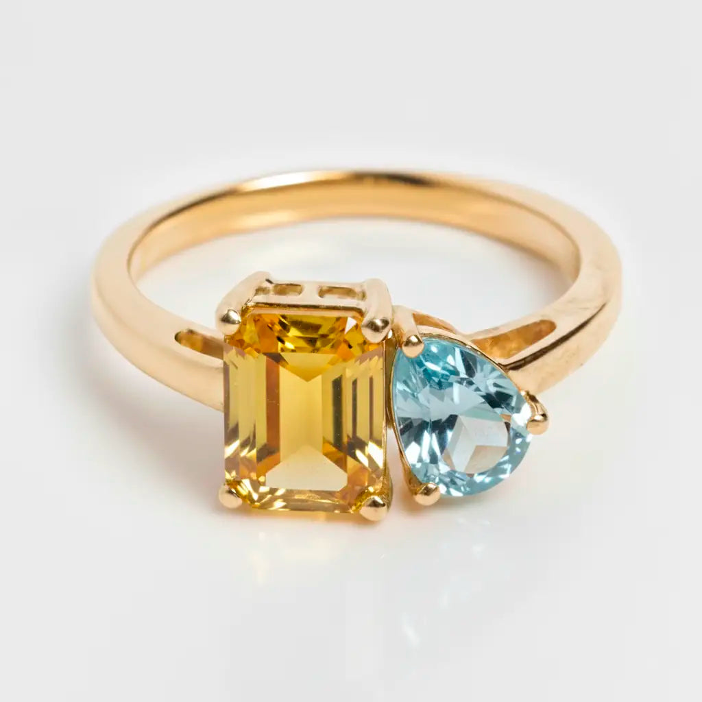 Dual Birthstone Ring