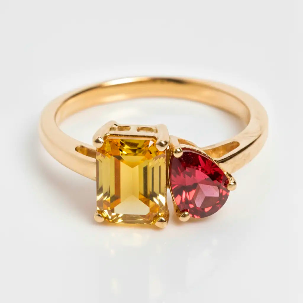 Dual Birthstone Ring