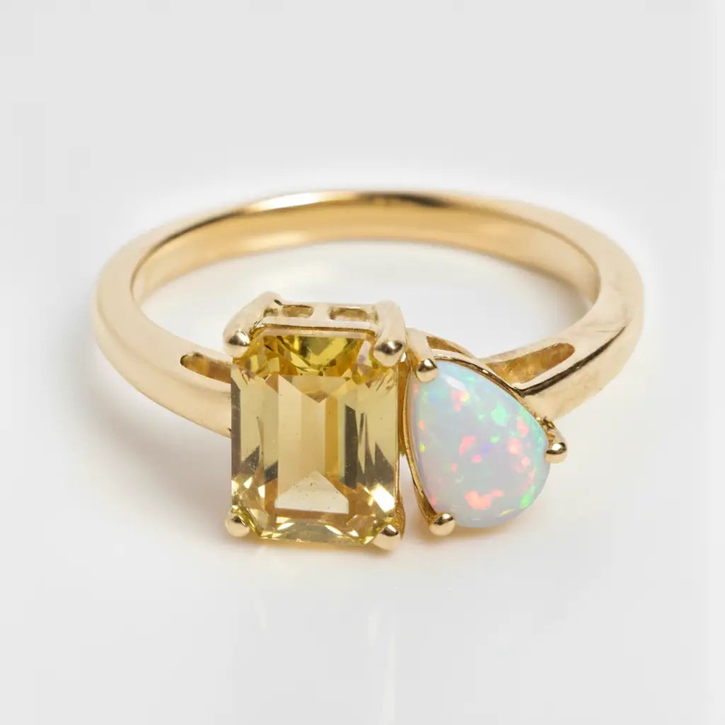 Dual Birthstone Ring