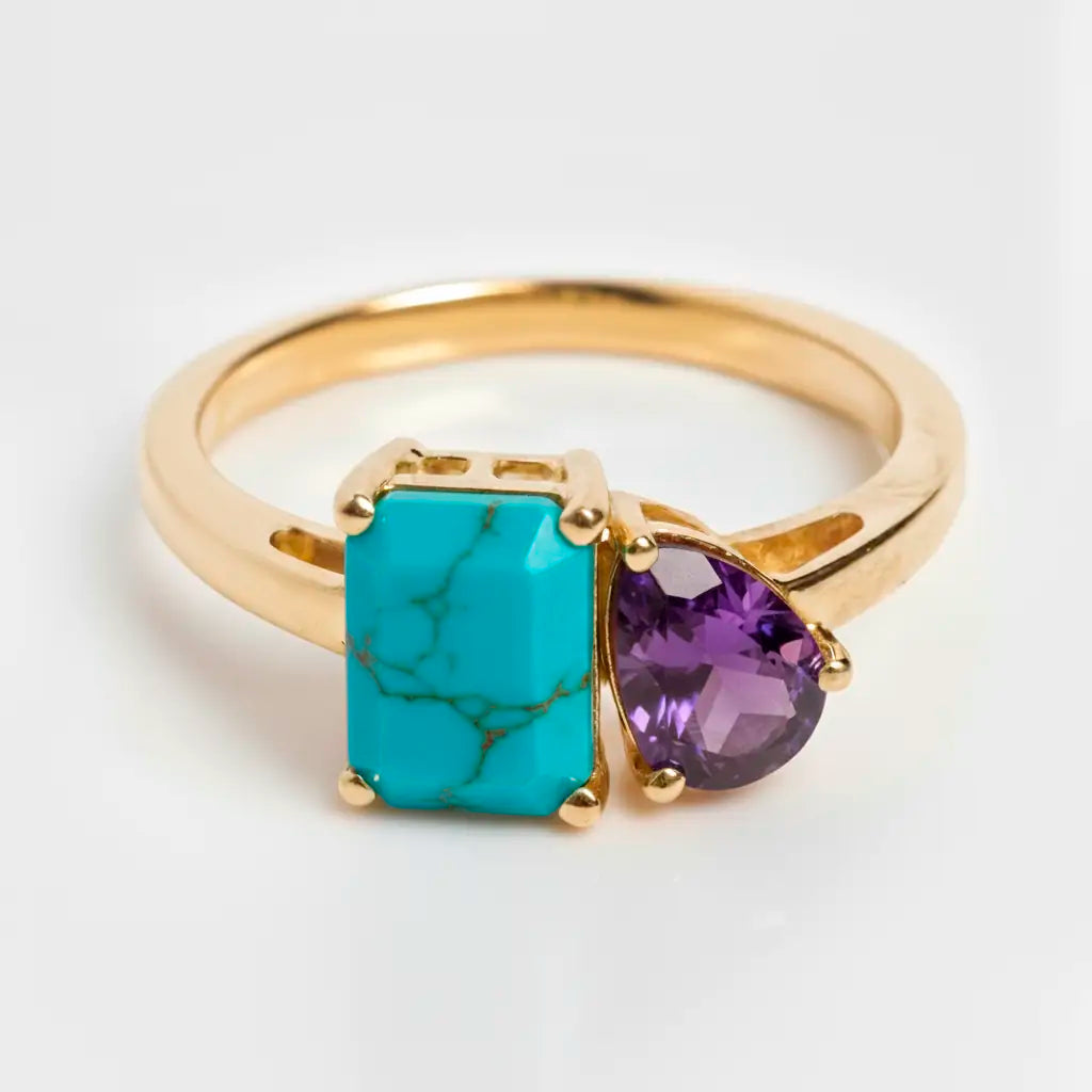 Dual Birthstone Ring