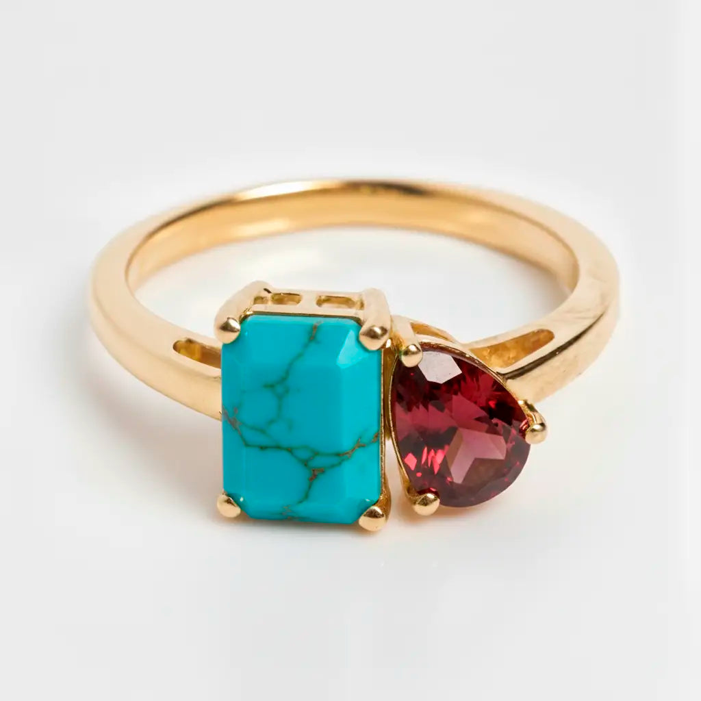 Dual Birthstone Ring