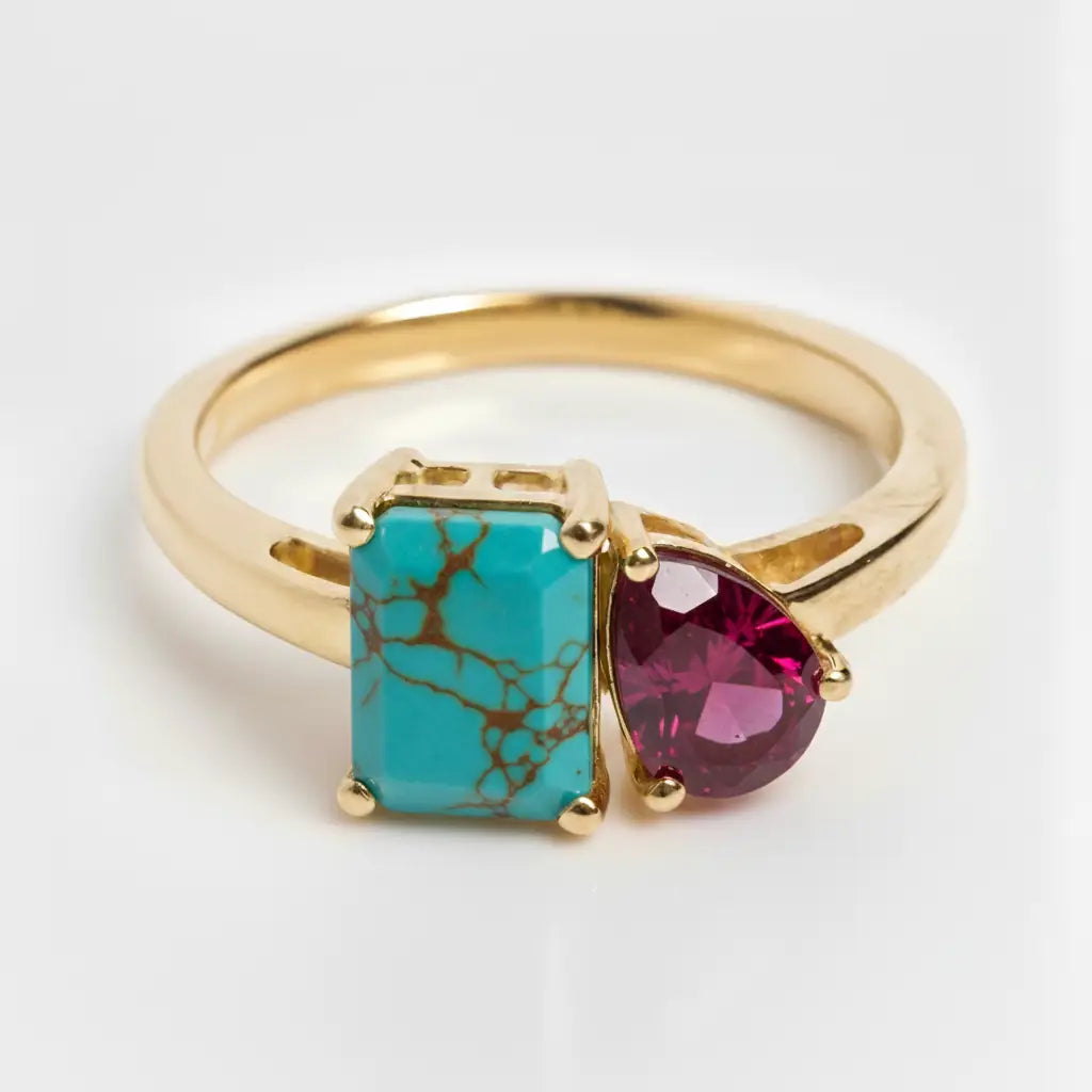 Dual Birthstone Ring