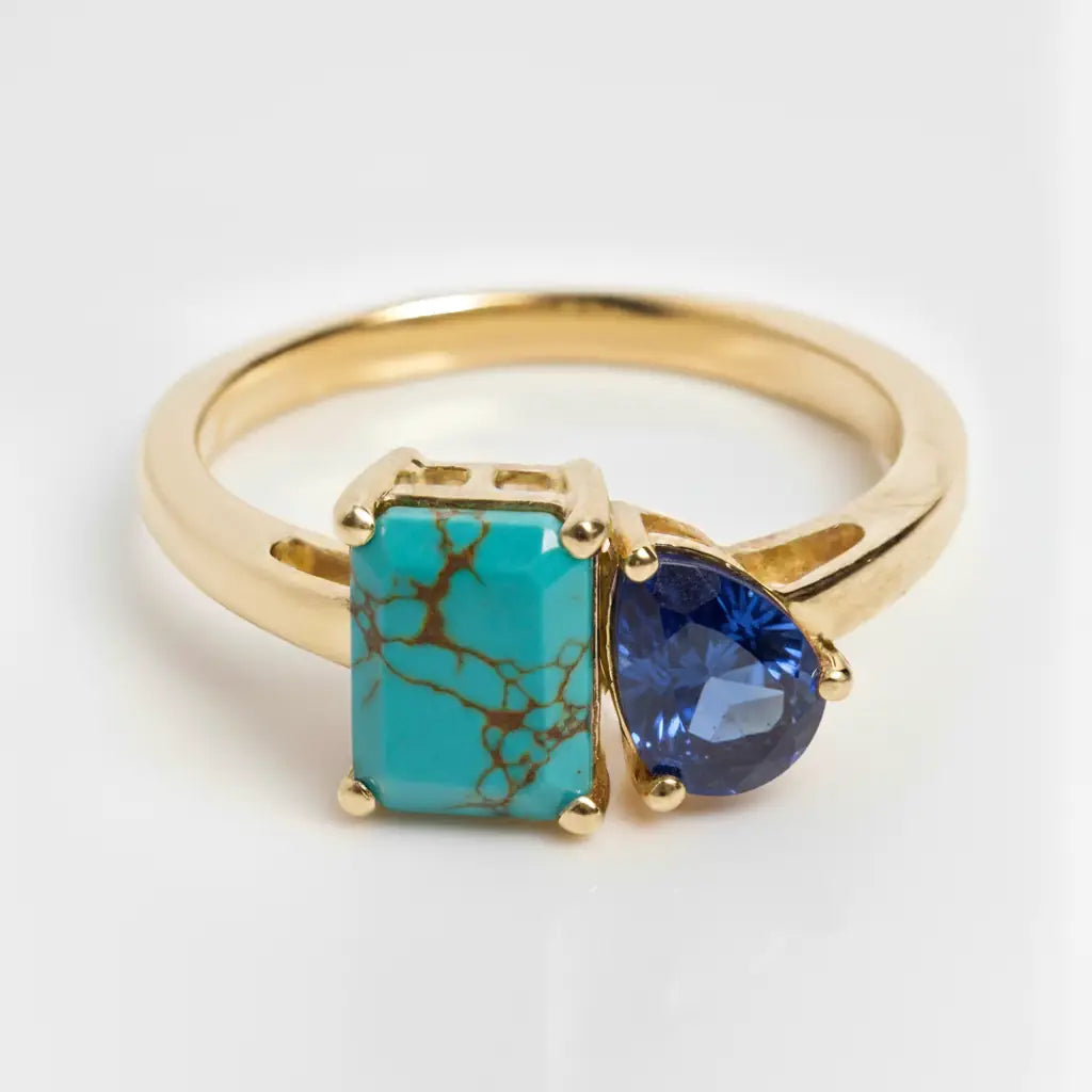 Dual Birthstone Ring